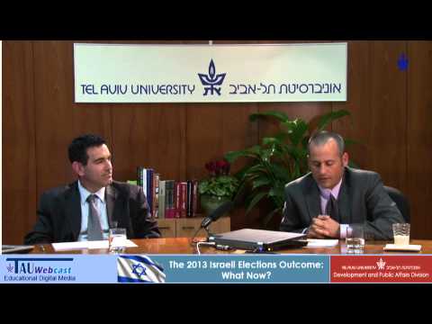 TAU Webcast on the 2013 Knesset Elections