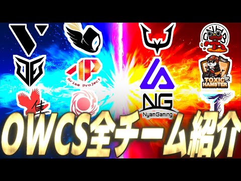 【チーム紹介】大会をより楽しく見るために！遂に明日から始まるOWCS JAPANの出場チームや注目選手等を紹介！【オーバーウォッチ2】