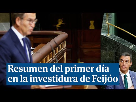 Así ha sido el primer día en la investidura de Alberto Núñez Feijóo