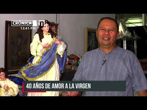 Arte Crisan: 40 años de celebrar a la Virgen con hermosas imágenes en Nicaragua