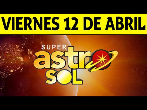 Resultado de ASTRO SOL del Viernes 12 de Abril de 2024  SUPER ASTRO