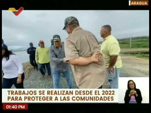 Min. Marco Torres supervisó trabajos de reacondicionamiento preventivo del lago Tacarigua
