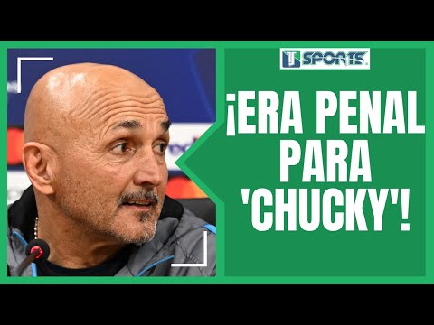 RECLAMA Luciano Spalletti que HUBO UN PENAL al Chucky Lozano que el ÁRBITRO no LE MARCÓ al AC Milan