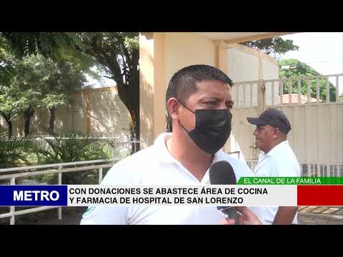 CON DONACIONES SE ABASTECE ÁREA DE COCINA Y FARMACIA DE HOSPITAL DE SAN LORENZO