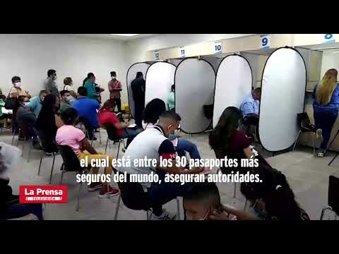 Comienzan a emitir pasaporte electrónico en oficina de San Pedro Sula