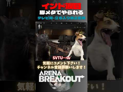 インド涙目😹脚メタでシバかれる😹テレビ局-立ち入り禁止区域【Arena Breakout】#arenabreakout     #暗区突围 #アリーナブレイクアウト #fps