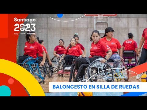 BALONCESTO SILLA DE RUEDAS - CHILE VS PERU | Panamericanos y Parapanamericanos Santiago 2023