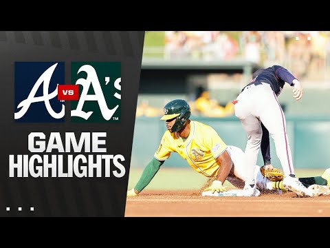 Braves vs. As Game Highlights (7/10/25) | MLB Highlights