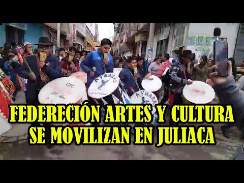 ARTISTAS DE JULIACA SE MOVILIZAN EN SOLIDARIDAD CON VICTIM4S DEL GOBIERNO ..