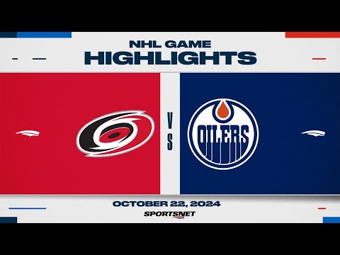 NHL Highlights | Hurricanes vs. Oilers - October 22, 2024