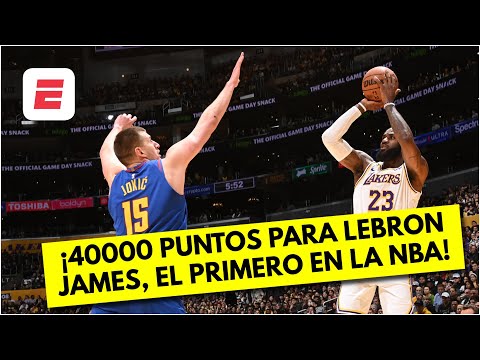 EL REY LEBRON JAMES LO LOGRÓ, llegó a los 40000 puntos EN SU CARRERA ¡TODA UNA LEYENDA! | NBA