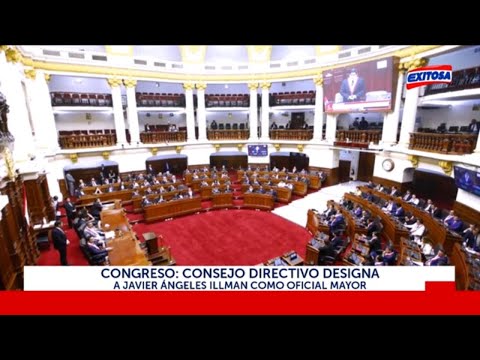 Congreso: Consejo Directivo designa a Javier Ángeles Illman como oficial mayor