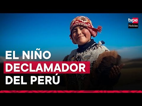 Camilo Zúñiga, pequeño declamador peruano, envía mensaje por el Día del Niño