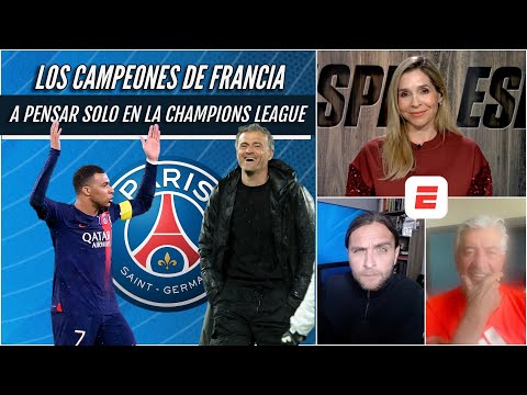 PSG Luis Enrique campeón de la Ligue 1. Mbappé se quiere despedir ganando Champions | Exclusivos