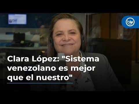 Clara López: Elección de Maduro fue transparente; sistema es mejor que el nuestro