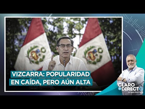 Vizcarra: popularidad en caída, pero aún alta - Claro y Directo con Augusto Álvarez Rodrich