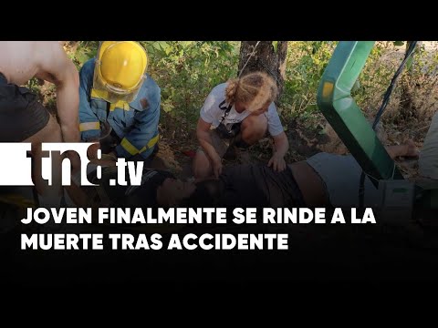 Joven se rinde ante la muerte días después de sufrir accidente en Ometepe