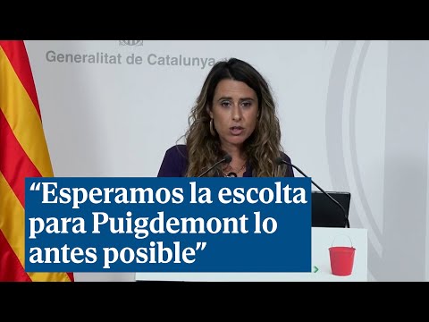 El Govern espera que el Gobierno haga efectiva la escolta de Puigdemont lo antes posible