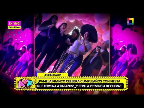 Amor y Fuego - JUL 01 - PAMELA FRANCO CELEBRA CUMPLEAÑOS ¿Y CON LA PRESENCIA DE CUEVA? | Willax