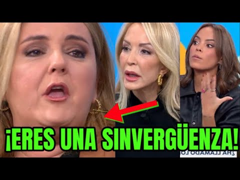 BRUTAL PELEA CARMEN LOMANA HACE LLORAR A PILAR VIDAL EN DIRECTO Y BOCHORNO HISTÓRICO DE ANTENA 3