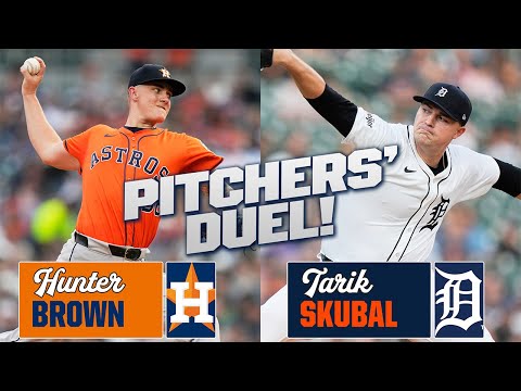 Hunter Brown & Tarik Skubal battle it out in a PITCHERS DUEL! Two of the ALs best go at it!