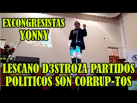 YONNY LESCANO CUESTIONA QUE DINA BOLUARTE Y EL CONGRESO PRETENDA QUEDARSE HASTA EL 2026..