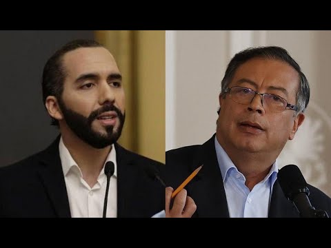 Presidente de Colombia arremete contra presidente Nayib Bukele