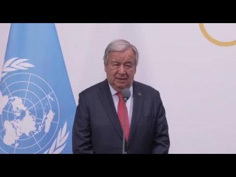 UN chief calls for peace and unity ahead of Olympic opening ceremony