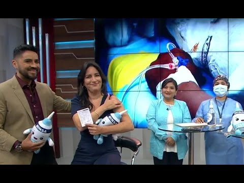 Mari Calixtro se vacuna contra el Covid-19 en vivo para evitar la variante Eris