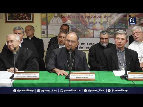 Conferencia Episcopal de Guatemala externa sus preocupaciones por temas del país