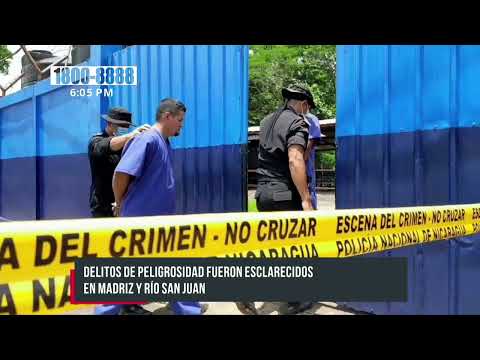 Policía esclarece caso de homicidio y robo en el municipio Somoto - Nicaragua
