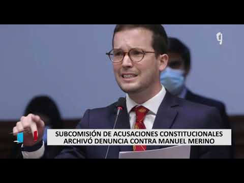 Manuel Merino: Subcomisión archivó denuncia constitucional por caso Inti Sotelo y Bryan Pintado