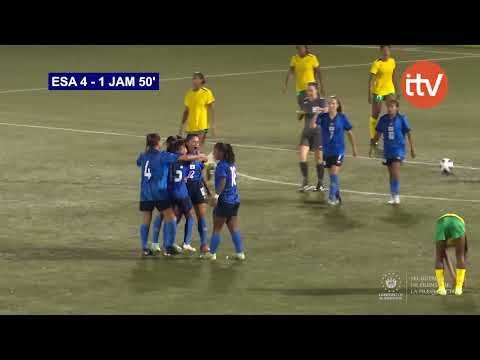 Revive los goles de la selección femenina Salvadoreña vs Jamaica