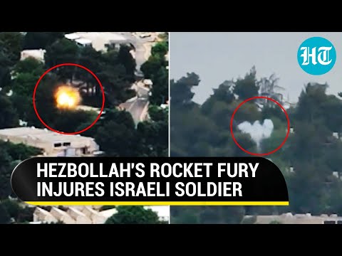 Hezbollah's Fresh 'Explosive Drone & Missile' Attack On IDF's Meron Air Base Injures Soldier | Watch