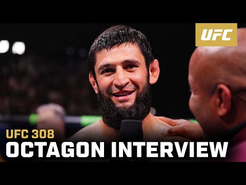 Khamzat Chimaev Octagon Interview | UFC 308