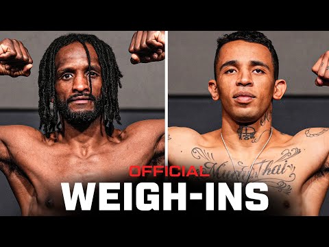 Magny vs Prates Fighter Weigh-Ins | UFC Vegas 100