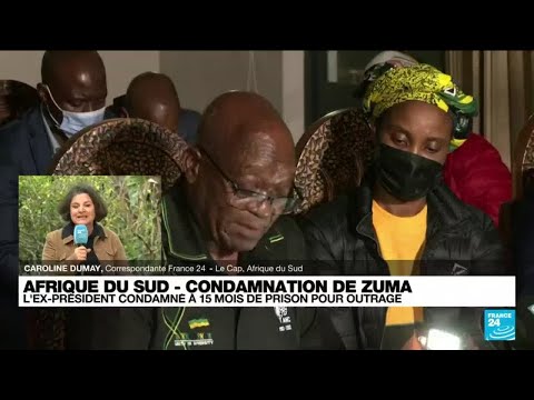 Condamnation de Jacob Zuma : “Un symbole extraordinaire” pour les Sud-africains • FRANCE 24