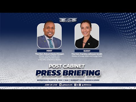 JISTV |Post Cabinet Press Briefing - March 13, 2024