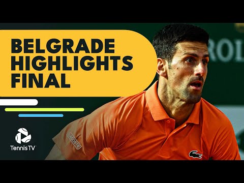 Tennis 🎾 Djokovic vs Rublev For The Title | Belgrade 2022 Final Highlights