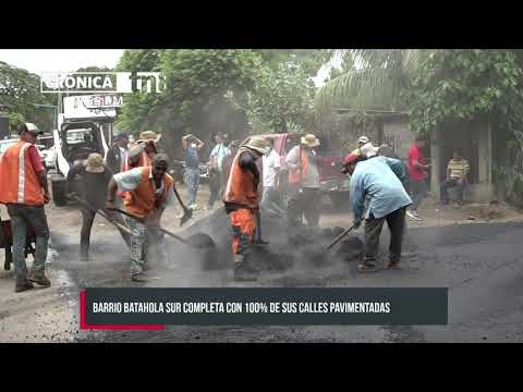 Proceso para construcción de calles en Managua va según la meta 2021 - Nicaragua