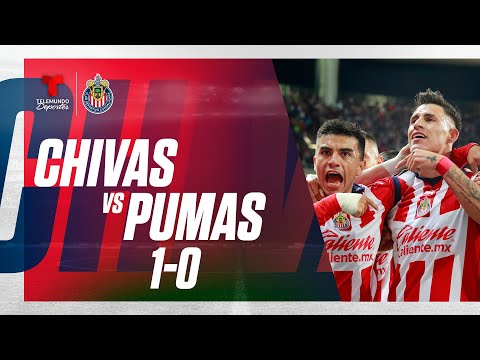 Highlights & Goles | Chivas vs Pumas 1-0 | Telemundo Deportes