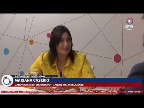 La candidata a intendenta por Carlos Paz Inteligente, Mariana Caserio, pasó por Decisión 2023