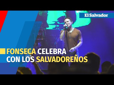 Fonseca celebró su exitosa trayectoria con un concierto en El Salvador
