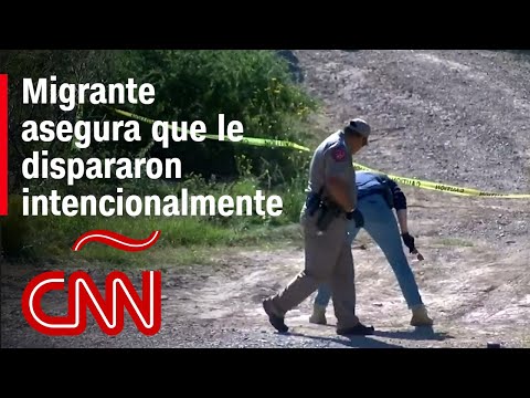 Migrante que recibió disparos en la frontera con EE.UU. da su testimonio