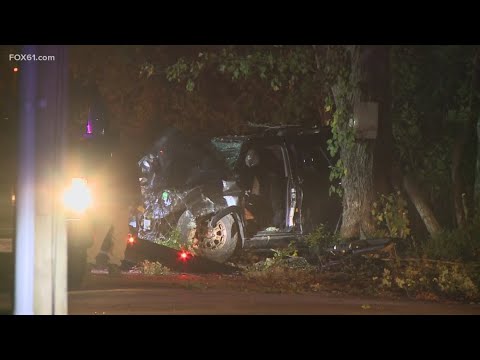 4 critically injured in Groton crash: Police