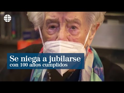 Una anciana inglesa de 100 años se niega a jubilarse