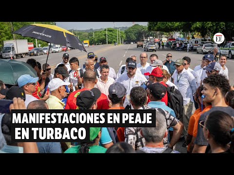 Protestas por reactivación del cobro de peaje en Turbaco, Bolívar | El Espectador