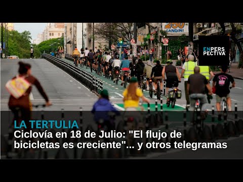 Ciclovía en 18 de Julio: El flujo de bicicletas es creciente... y otros telegramas