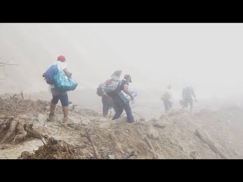 Deslave de cerro San Pablo deja incomunicados a moradores de Santa Marta