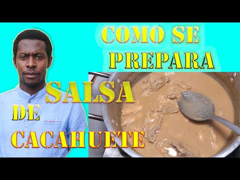 COMO SE PREPARA LA SALSA DE CACAHUETE